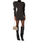 Abito Donna mini in maglia Nero oro Elisabetta Franchi- Francavilla Moda